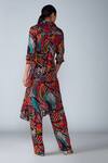 Shop_Saaksha & Kinni_Black Cotton Silk Printed Tunic_at_Aza_Fashions
