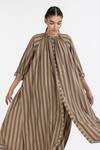 Buy_Three_Grey Terra Striped Tunic_at_Aza_Fashions