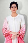 Shop_I Am Design_Off White Floral French Knot Embroidered Kurta Set _Online_at_Aza_Fashions