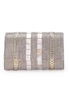 Buy_5elements_Gold Embroidery Crystal Clutch _at_Aza_Fashions