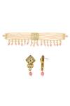 Buy Ishhaara Gold Plated Beads Layered Choker Set Online at Aza Fashions Buy_Ishhaara_Gold Plated Beads Layered Choker Set _Online_at_Aza_Fashions