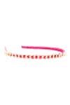 Buy_Foot Fuel_Fuchsia Brooches Deewangi Interlink Chain Hairband _at_Aza_Fashions