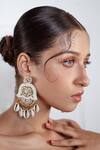 Buy Kanyaadhan By Dhirajaayushi Gold Plated Beads Shell Drop Embellished Earrings at Aza Fashions Buy_Kanyaadhan By Dhirajaayushi_Gold Plated Beads Shell Drop Embellished Earrings _at_Aza_Fashions