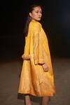 Buy_Therealb_Yellow 100% Cotton Signature Dress Square, Jacket Open Print With _Online_at_Aza_Fashions