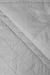 Shop_H2H_Grey Linen Embroidered Felipe Diamond Pattern Bedcover Set _Online_at_Aza_Fashions