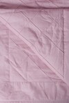 Buy_H2H_Pink Linen Madeleine Diamond Bed Cover Set_Online_at_Aza_Fashions