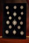 Cosa Nostraa_Gold Stardust Brooch With Cuff Buttons Set Of 16 _Online_at_Aza_Fashions