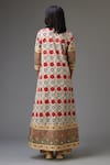 Kora_Off White Jacket Cotton Chanderi Embroidery Dori Jacket And Pant Set  _at_Aza_Fashions