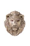 Shop_Cosa Nostraa_Gold The Lion King Carved Brooch_at_Aza_Fashions