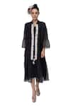 Buy Neeta Bhargava Black Cotton Silk Embroidered Dress Online at Aza Fashions Buy_Neeta Bhargava_Black Cotton Silk Embroidered Dress _Online_at_Aza_Fashions