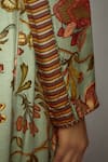 Buy_Torani_Green Cotton Silk Chanderi Printed Kurta Set_Online_at_Aza_Fashions