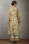 Shop_Torani_Green Cotton Silk Chanderi Printed Kurta Set_at_Aza_Fashions