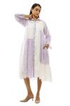Buy Khat White , Handloom Collared, Checkered Pattern Handwoven Shirt Dress at Aza Fashions Buy_Khat_White , Handloom Collared, Checkered Pattern Handwoven Shirt Dress _at_Aza_Fashions