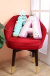 Buy_My Gift Booth_Multi Color Cotton A Alphabet Cushions - Set Of 2_at_Aza_Fashions