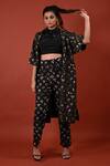 Buy_Rimi Nayak_Black Modal, Cotton Assorted Floral Print Pant _at_Aza_Fashions