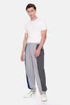 Buy_Mayank Modi - Men_Multi Color Malai Cotton Block Joggers Pant _at_Aza_Fashions