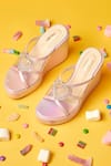 Buy_Tiesta_Pink Jellybean Heart Cut-out Wedges _at_Aza_Fashions