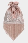 Buy_Aanchal Sayal_Pink Embellished Anaash Handcrafted Sequin Work Potli Bag _at_Aza_Fashions