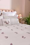 Buy_La Paloma_White 100% Cotton Embroidered Baroque Bedsheet Set _at_Aza_Fashions