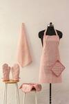 Buy_House This_Pink Cotton Print The Twisted Leheriya Kitchen Set_at_Aza_Fashions