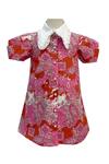 Buy_Jasmine And Alaia_Pink Cotton Paisley Pattern Shirt Dress_at_Aza_Fashions