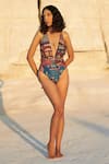 Buy_Tizzi_Blue Wonder Fabric 80% Polyamide 20% Elastane Print Tuscany Sun Monokini _at_Aza_Fashions