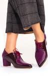 Buy_OCEEDEE_Purple Doris Pointed Toe Block Heels _at_Aza_Fashions