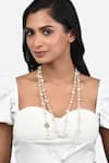 Buy_Ahaanya_White Pearls Embellished Necklace_at_Aza_Fashions