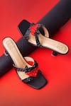 Buy_Kaltheos_Black Embellished Grace Devil Heart Heels _at_Aza_Fashions