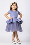 Buy_Darleen Kids Couture_Blue Net, Satin, Taffeta Embroidery Melina Dress _at_Aza_Fashions