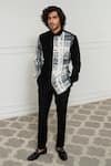 Buy_Varun Chakkilam_Black Cotton Distressed Patterns Sole Hysteria Shirt _at_Aza_Fashions