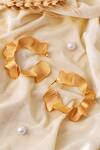 Buy_Ishhaara_Gold Plated Wave Shaped Hoops _at_Aza_Fashions