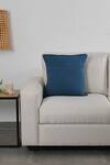 Buy_House This_Blue 100% Cotton Sateen Rangrag Plain Cushion Cover_at_Aza_Fashions