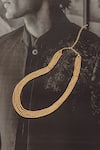 Buy_Tarun Tahiliani_Gold Pearls Long Layered Mala _at_Aza_Fashions