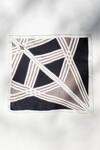 Buy_S&N by Shantnu Nikhil_Off White Printed Linear Pocket Square_at_Aza_Fashions