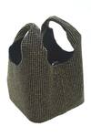 Buy_Trov_Gold Embellished Glitz Bucket Bag _at_Aza_Fashions