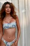 Buy_Goya Swim Co_Green Repreve (recycled Polyster) Printed Floral Tube Neck Bikini Set For Women_at_Aza_Fashions