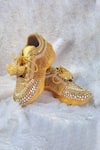 Buy_Chal Jooti_Gold Embellished Mastaani Majesty Wedding Sneakers_at_Aza_Fashions