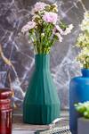 Buy_H2h_Green Ceramic Textured Morandi Vase_at_Aza_Fashions
