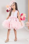 Buy_Hoity Moppet_Pink And Tulle Embellished Fit & Flare Dress _at_Aza_Fashions