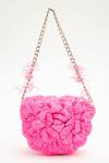 Buy_Doux Amour_3d Floral Embellished Bag_at_Aza_Fashions