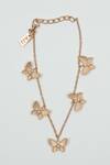 Buy_Anushka Jain Jewellery_Gold Plated Flutter Embellished Bracelet _at_Aza_Fashions