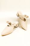 Buy_THE ALTER_Beige Beverly Bow Block Heels _at_Aza_Fashions