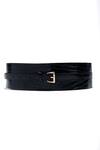 Buy_Trov_Black Luca Croc Embossed Belt _at_Aza_Fashions