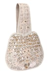 Buy_Fuchsia_Cream Embroidery, Sequins Beauty Potli Bag _at_Aza_Fashions