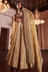 Buy Mrunalini Rao Yellow Satin, Organza, Silk Zari, Taara And Zardozi Work Bridal Lehenga Set at Aza Fashions Buy_Mrunalini Rao_Yellow Satin, Organza, Silk Zari, Taara And Zardozi Work Bridal Lehenga Set _at_Aza_Fashions