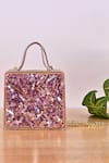 Buy_Soniya G_Pink Embellished Rectangle Shaped Clutch _at_Aza_Fashions