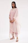 Buy Kora Pink , Satin Sequins, Embroidery Chanderi Straight Kurta Pant Set at Aza Fashions Buy_Kora_Pink , Satin Sequins, Embroidery Chanderi Straight Kurta Pant Set _at_Aza_Fashions