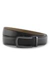 Buy_HALDÈN_Black Contrast Matte Buckle Belt_at_Aza_Fashions