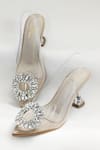 Buy_THE ALTER_Beige Embellished Layla Pointed Toe Pyramid Heels _at_Aza_Fashions